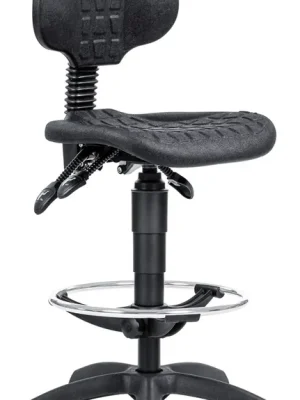 Sleva dílenská židle 1290 5050 PU ASYN, plast, extend, kolečka