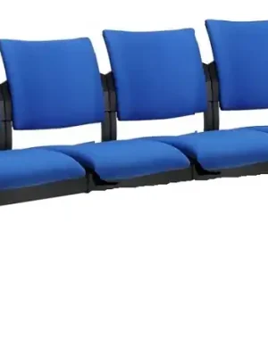 Must-Have čtyřsedák SQUARE čalouněný, černý plast