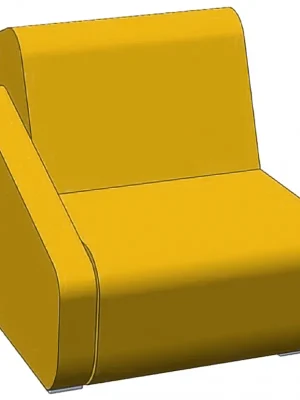 designové křeslo Open Port, OP-KR,BR, modulární Bezpečná Platba