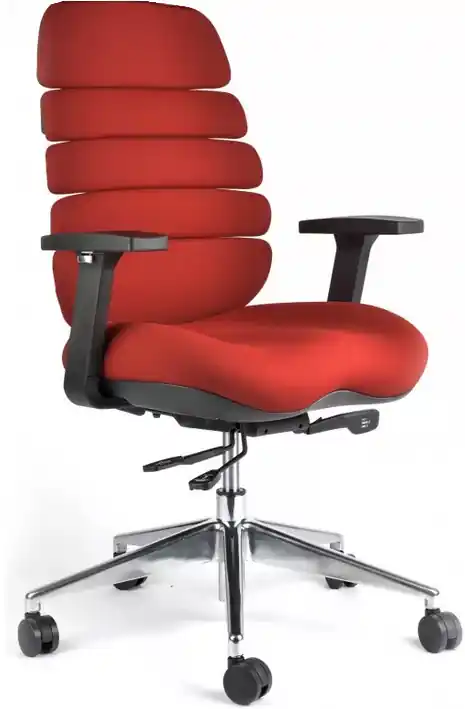 Tovární Cena MERCURY - Ergonomická kancelářská židle SPINE červená – pro dlouhé sezení 8–12 h