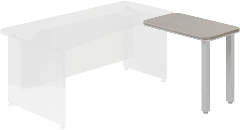Cenový Hit Přístavný stůl WELS, 90x55x76,2 cm, pravé provedení