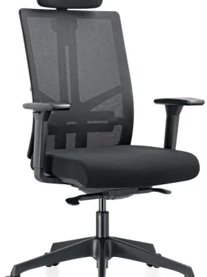 Jen Po Omezenou Doba Kancelářská židle WATT černá, ergonomická – pro dlouhé sezení 8–12 h