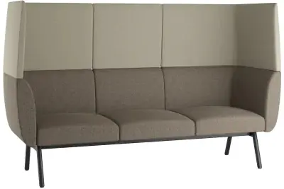 Cenově Výhodný Designové trojkřeslo NIDO NI-K3-H-N1, vysoký opěrák