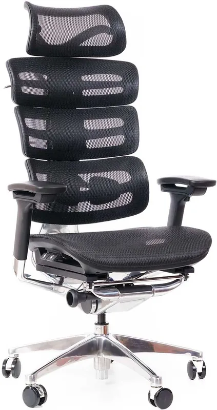 Ergonomická kancelářská židle TRINITY černá – pro dlouhé sezení 8+ h – pro sezení 8+ hodin Přímo Od Výrobce