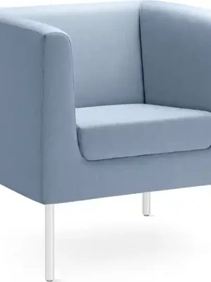 Sleva Designové křeslo Quadra, QU-K1-N0, bílá podnož