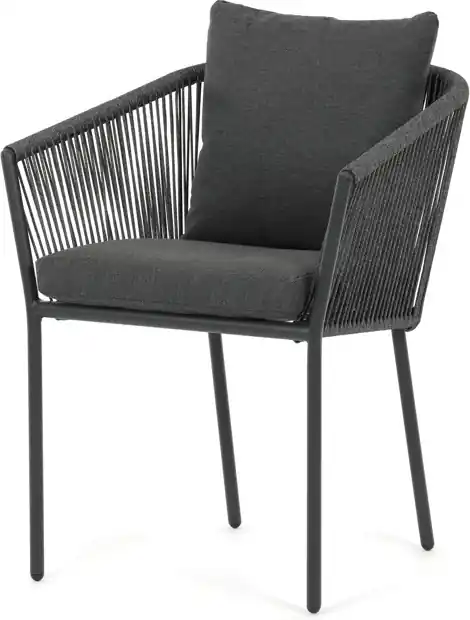 zahradní židle AZC-C1179 GREY šedá, hliníková konstrukce Výhodná Nabídka