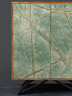 Luxusní skříňka z masivu a přírodního kamene Mountain Soul Akácie 100cm Nakupujte Hned