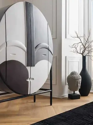 Oblíbený Luxusní vysoká komoda z masivu Voodoo Mango 84cm