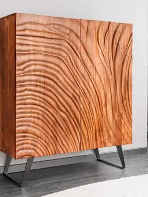 Cenový Hit Designová skříňka z akáciového masivu Cove 100cm