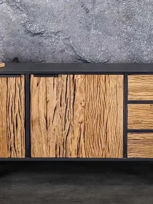 Nejlepší Volba Designová komoda z masivu Barracuda Teak Mango 150cm