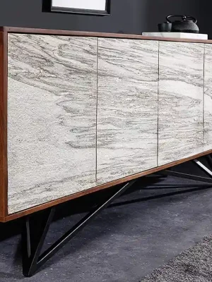 Víkendová Akce Designová komoda z masivu Mountain Soul Akácie 175cm