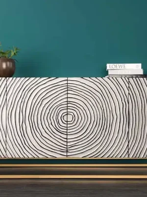 Horká Nabídka Luxusní komoda z masivu Zen Circles Mango 177cm