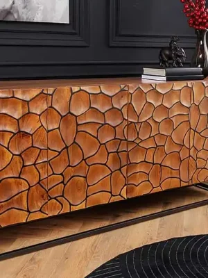 Designová komoda z masivu Vulcano Mango 177cm Nová Kolekce