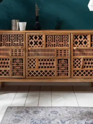 Omezená Nabídka Moderní komoda z masivu Marrakesch Mango 160cm