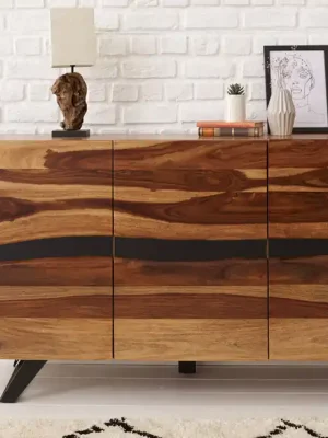 Designová komoda z masivu Amazonas Sheesham 148cm Časově Omezené