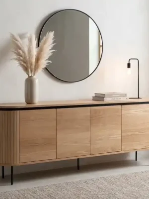Časově Omezené Designová komoda Lulea v dubovém vzhledu 200cm