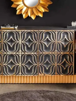 Tovární Cena Designová komoda z masivu Piazza San Marco Mango 177cm