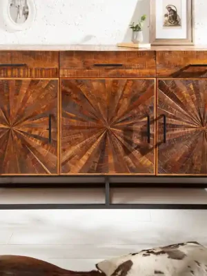 Designová komoda z masivu Wood Art Mango 160cm Akční Nabídka
