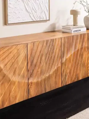 Nová Kolekce Designová závěsná komoda z masivu Scorpion Mango 177cm