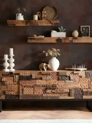 Must-Have Luxusní komoda z masivu 3D Elephant Mango 200cm