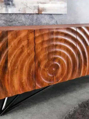 Designová komoda z masivu Zen Mango 177cm Akční Cena