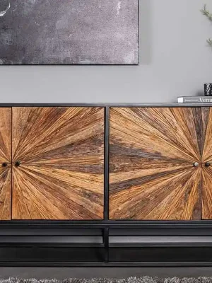 Luxusní komoda z masivu Manala Mango Teak 177cm Nová Kolekce