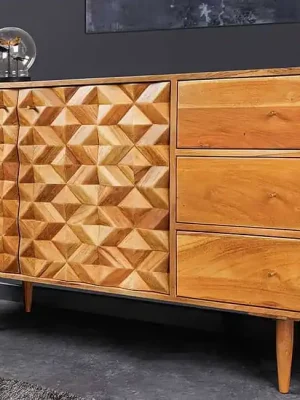 Retro komoda z masivu Alpine Akácie 145cm Koupit Online