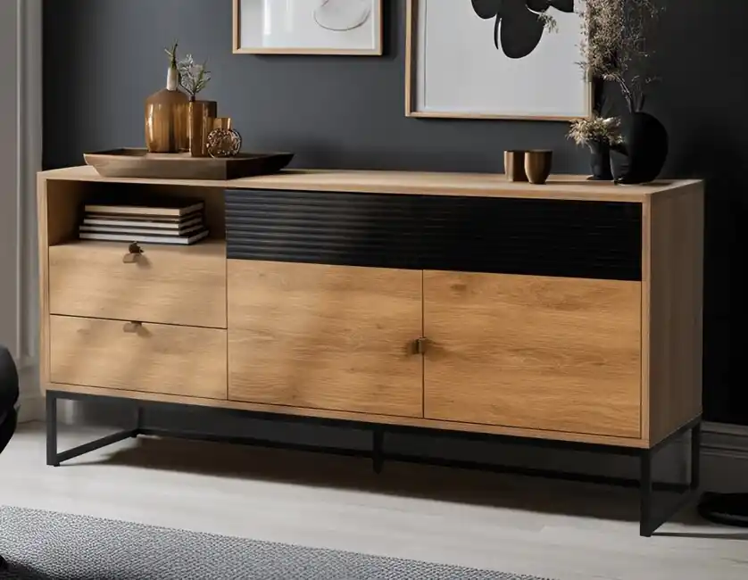 Cenový Hit Designová komoda Tarent v dubovém vzhledu 160cm