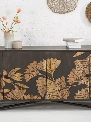 Designová komoda z masivu Jungle Mango 175cm Sleva