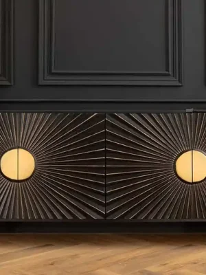 Designová 3D komoda z masivu Solaris Mango 177cm Novinka