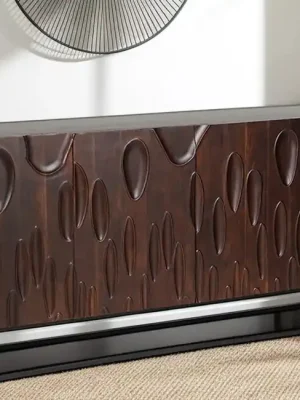 Expresní Doručení Designová 3D komoda Drop z akáciového masivu 175cm