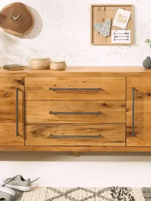 Designová komoda z masivu Thor Divoký Dub 200 cm Vysoce Kvalitní