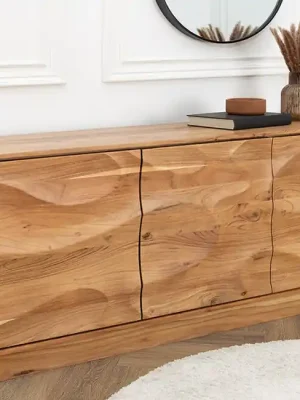 Must-Have Designová komoda Sand akáciové dřevo 160cm