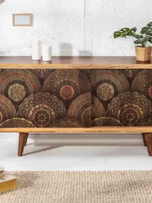 Designová komoda z masivu Mandala Mango 160cm Jen Po Omezenou Doba
