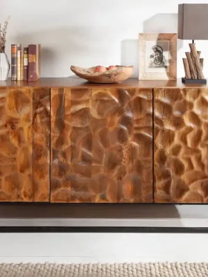 Designová komoda z masivu Vulcano Mango 160cm Zlevněný