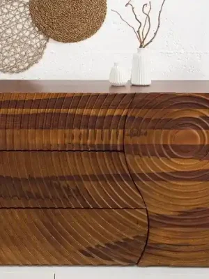 Nejlepší Cena Designová komoda z masivu Illusion Sheesham 120cm