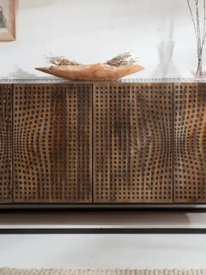 Nakupujte Hned Designová komoda z masivu Illusion Mango 160cm