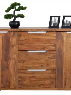 Designová komoda z masivu Goa Sheesham 145cm Tovární Cena