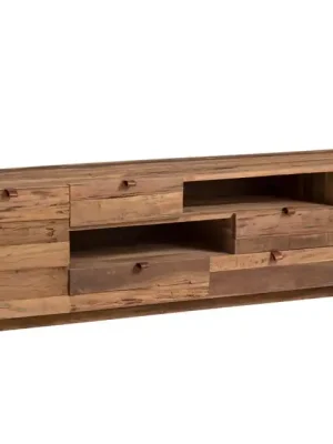 Luxusní TV stolek z masivního recyklovaného dřeva Alcatraz 180cm Aktuální