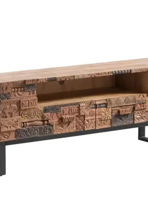 Nová Kolekce Luxusní TV stolek z masivu 3D Elephant Mango 180cm