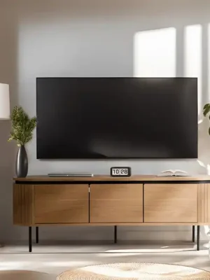 Pouze Dnes Designový stolek pod TV Lulea z MDF dubový vzhled 160cm