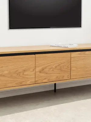 Moderní TV stolek Dalvik dubová dýha 200cm Super Cena