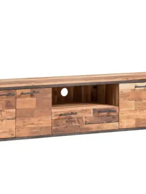 Luxusní TV stolek z masivního recyklovaného dřeva Oxford 180cm Top Prodej