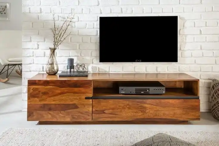 Koupit Online Designový stolek pod TV z masivu Fire & Earth Sheesham 160cm