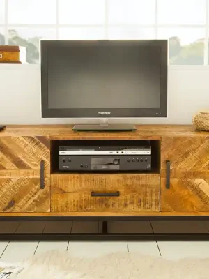 Luxusní stolek pod TV z masivu Infinity Home Mango 160cm Vrácení Zdarma