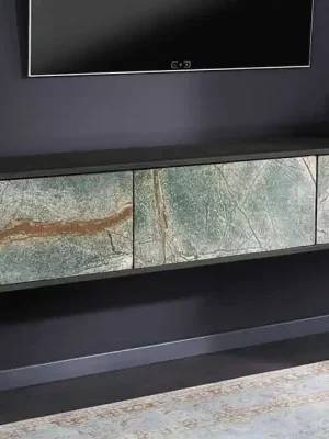 Víkendová Akce Luxusní závěsná skříňka na zeď pod TV Mountain Soul Akácie 160cm