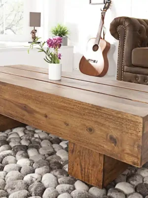 Masivní konferenční stolek Bolt Sheesham 100cm Koupit Online