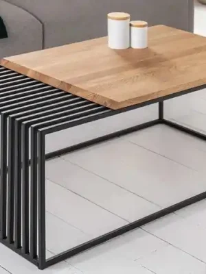 Designový konferenční stolek z masivu Architecture Dub 100cm Dokud Zásoby Vydrží