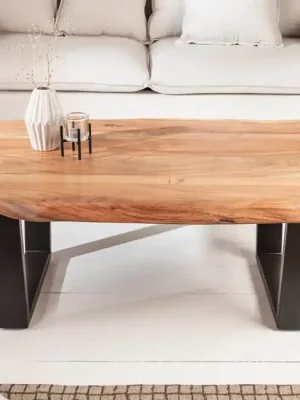 Masivní konferenční stolek Mammut Akácie honey 110cm 35mm Nejprodávanější