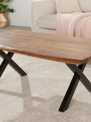 Nová Kolekce Masivní konferenční stolek Mammut X Akácie honey 120cm